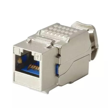 Category 6 - Shielded Super Cat 6 Component-Rated Toolless Keystone Jack